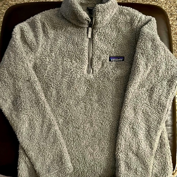 Patagonia Women’s Los Gatos Gray quarter zip fleece small jacket coat sweater - Picture 2 of 6